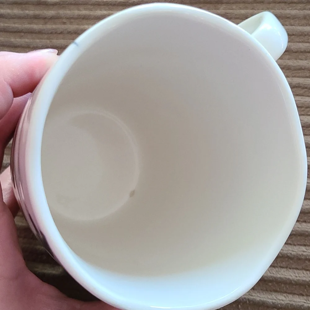 Pier 1 Imports Floral Painted coffee mug